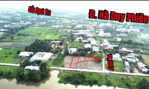 Đất bán mặt tiền Sông Sài Gòn Xã Bình Mỹ Củ Chi, diện tích 10 x 52m, giá 9,3 tỷ.
