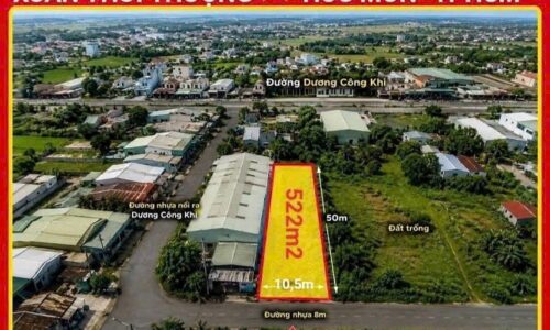 Đất bán đường Dương Công Khi, Hóc Môn, diện tích 10.5 x 50m, giá 9,5 tỷ.